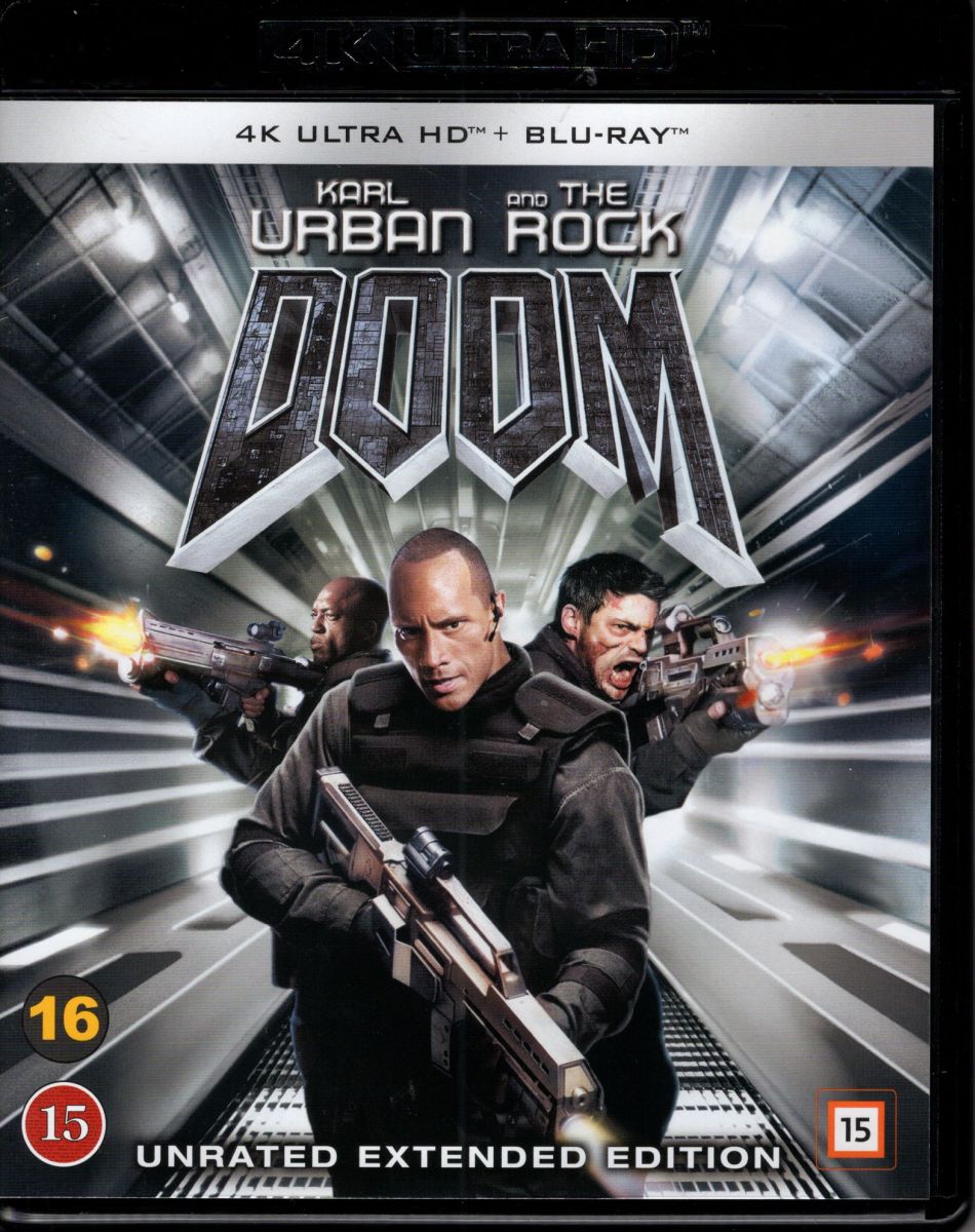 Doom - Unrated Extended Edition - 4K Ultra HD + Blu-ray (Import 4K Geen NL Ondertiteling En Blu-ray Wel)