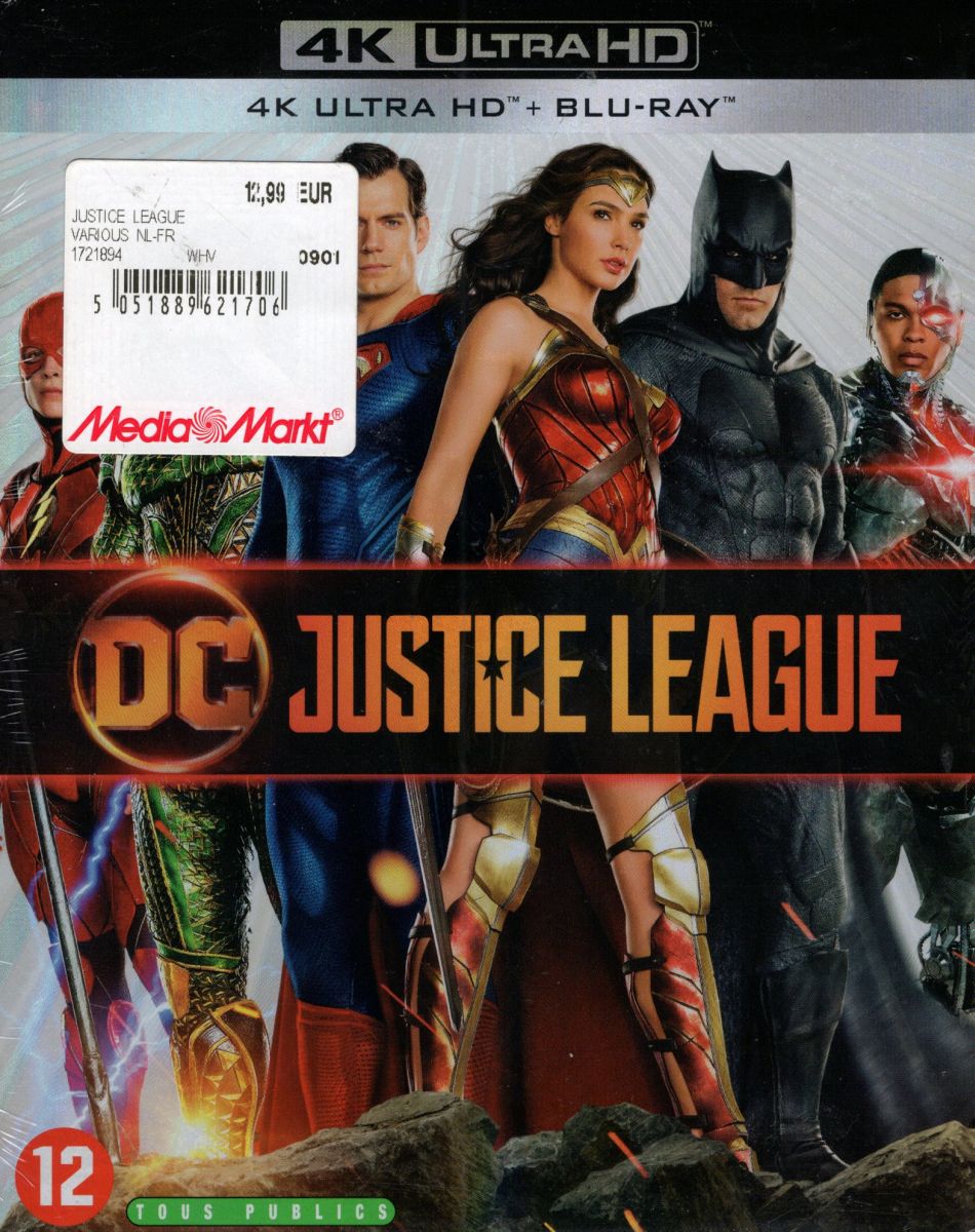 Justice League - 4K Ultra HD + Blu-ray - nieuw in seal