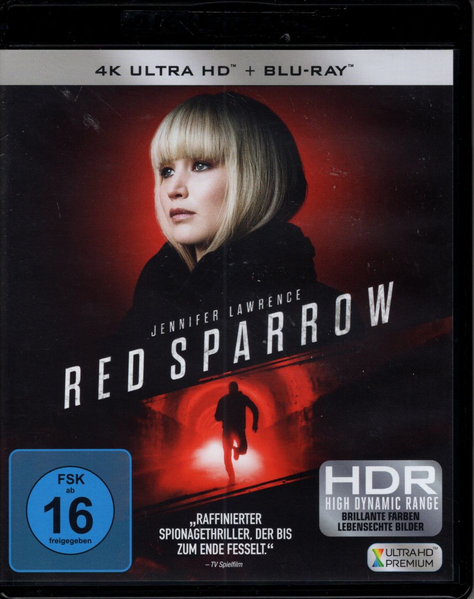 Red Sparrow - 4K Ultra HD + Blu-ray (Import Met NL Ondertiteling)
