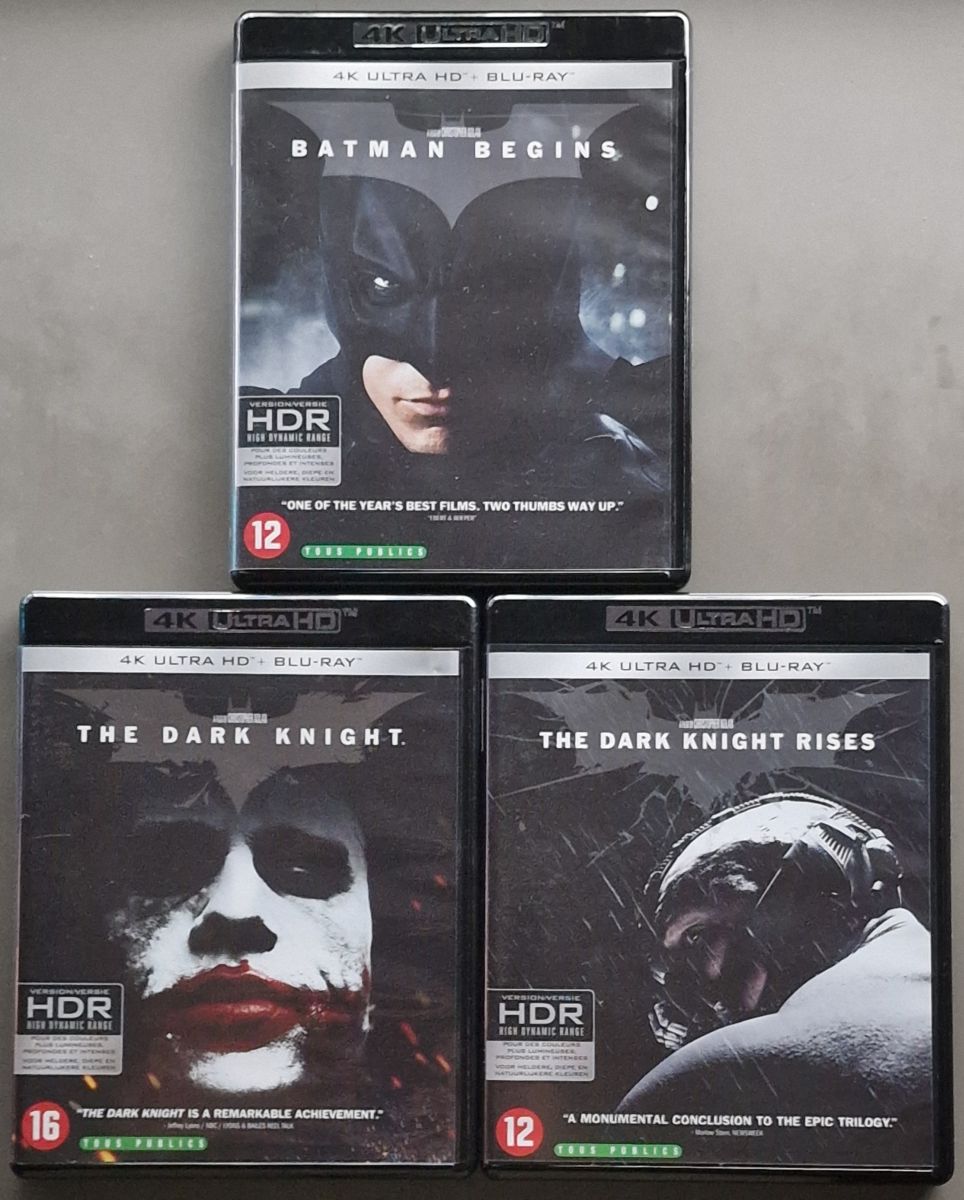 The Dark Knight Trilogy - 4K Ultra HD + Blu-ray