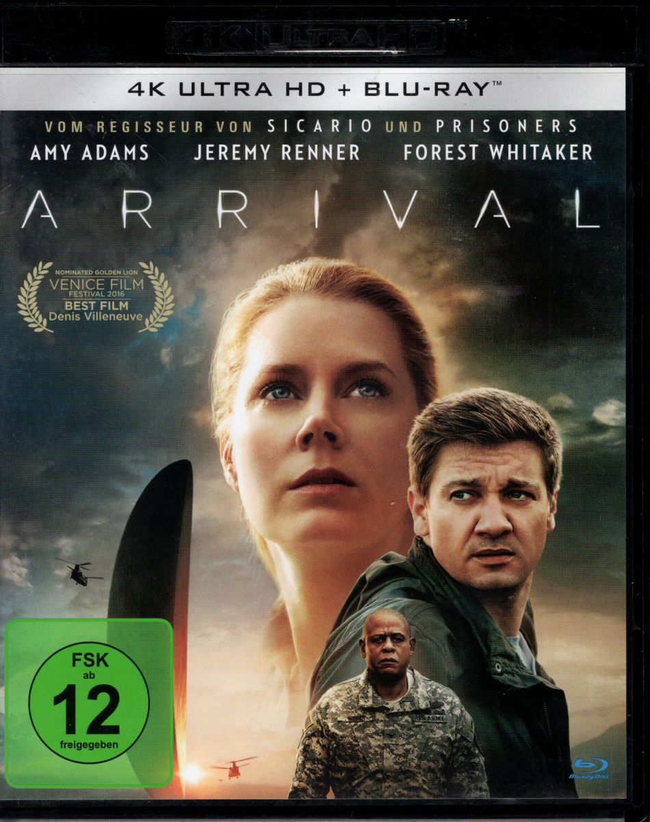Arrival - 4K Ultra HD + Blu-ray (Import 4K Met NL Ondertiteling En Blu-ray Zonder NL Ondertiteling)
