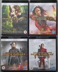 The Hunger Games 1 t/m 4 - 4K Ultra HD + Blu-ray (Imports Zonder NL Ondertiteling)