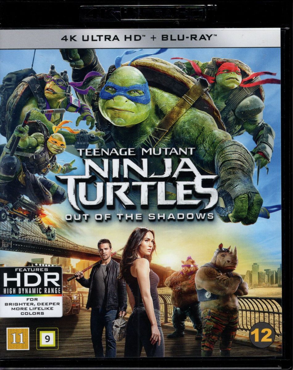 Teenage Mutant Ninja Turtles 2 Out of the Shadows - 4K Ultra HD + Blu-ray (Import Met NL Ondertiteling)