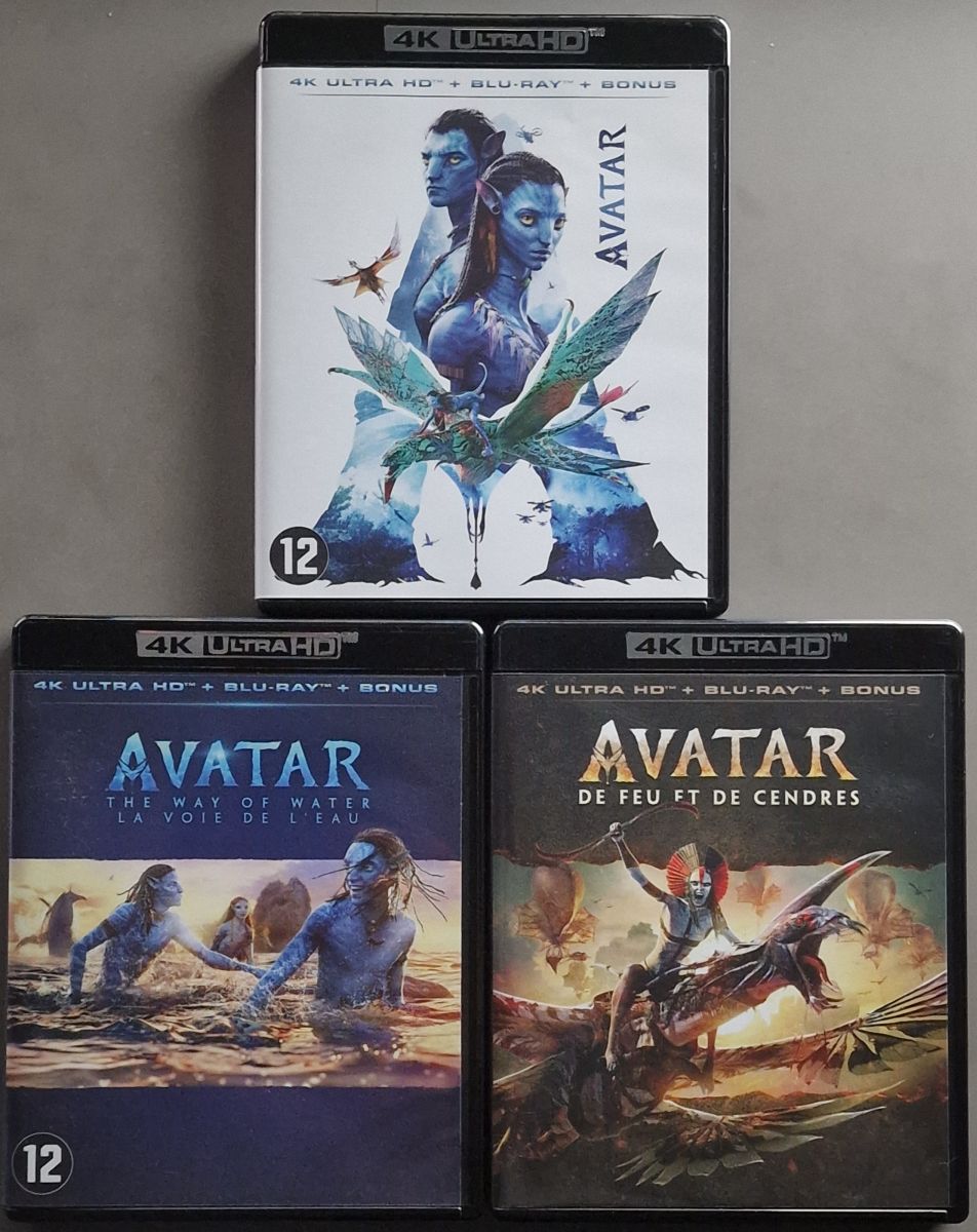 Avatar Trilogy - 4K Ultra HD + Blu-ray + Bonus Blu-ray (Deels Import Met NL Ondertiteling)