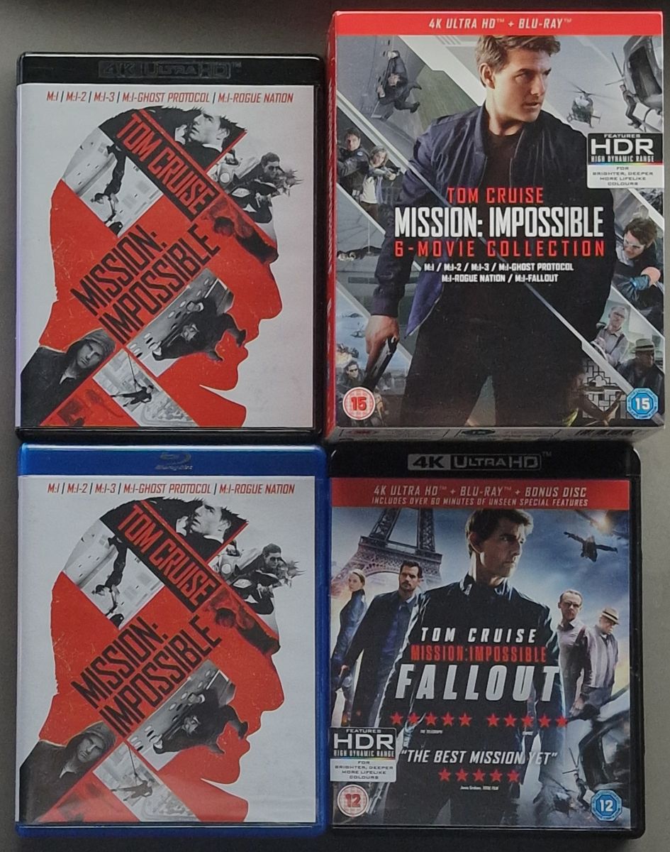 Mission Impossible Collection 6 Films - 4K Ultra HD (Import Merendeels Met NL Ondertiteling)