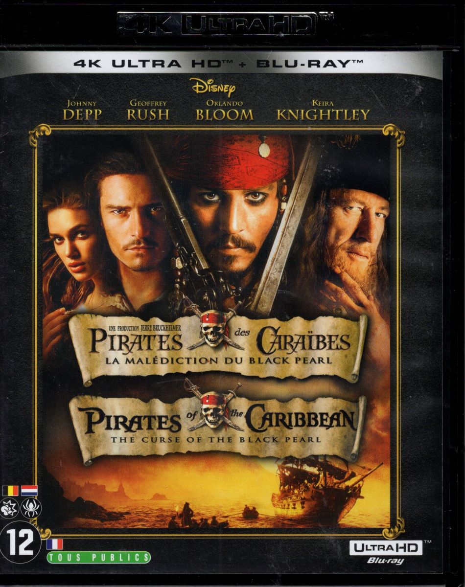 Pirates of the Caribbean: The Curse of the Black Pearl - 4K Ultra HD + Blu-ray